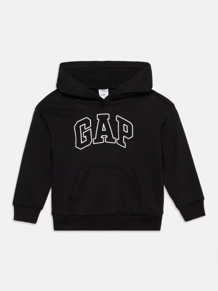 GAP Sweater majica crna bijela