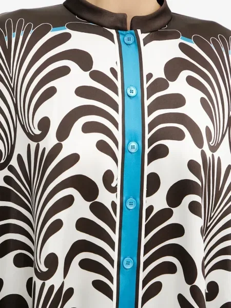 Top Luisa Spagnoli cu imagine maro