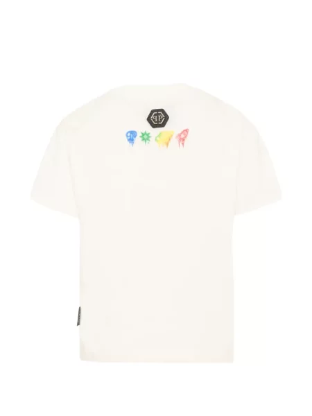 Gyerek póló Philipp Plein fehér
