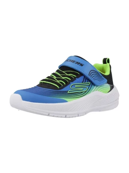 SKECHERS Tenisice Microspec Advance / limeta / crna plava