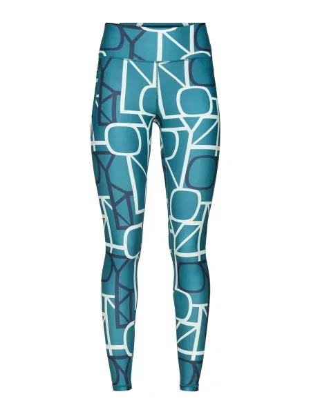 ONLY PLAY Pantaloni sport albastru marin / verde smarald alb