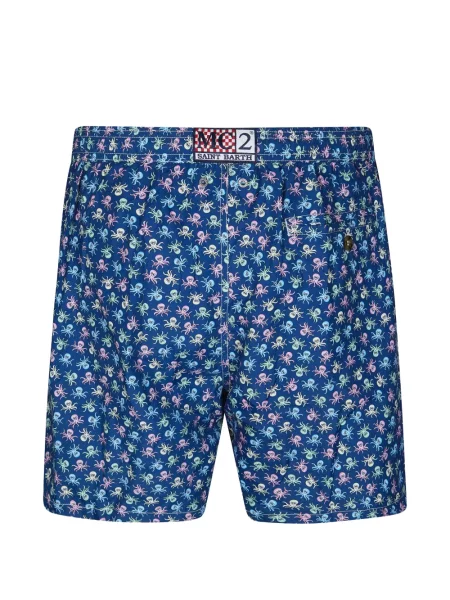 Slip de baie Mc2 Saint Barth cu imagine albastru