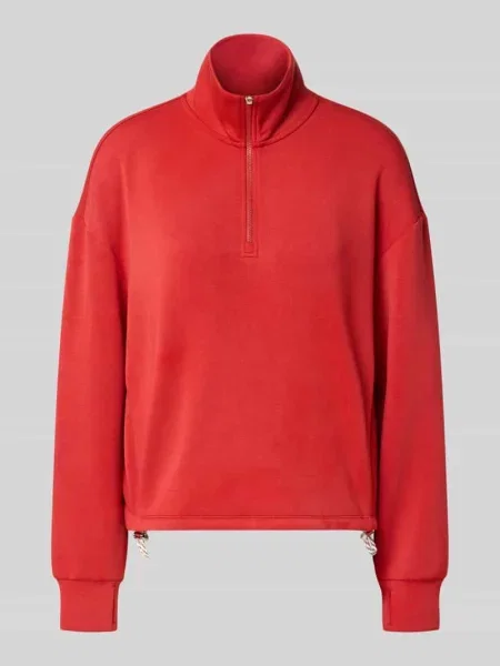 Bluza ze stójką i zamkiem błyskawicznym model ‘SIAN’ Varley czerwona