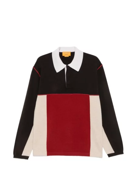 Lung tricou polo Guest In Residence maro