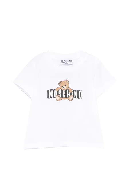 Koszulka dziecięca Moschino biała