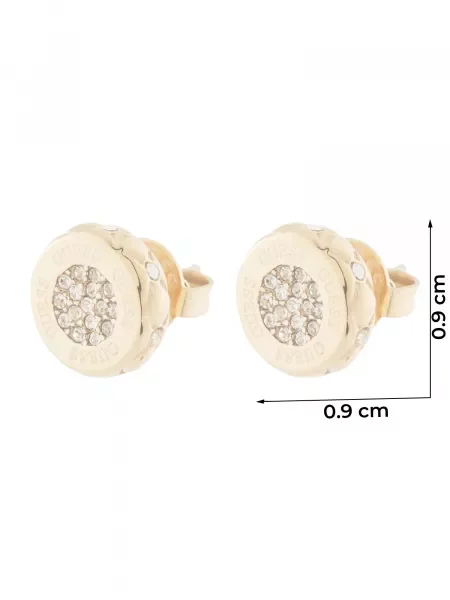 GUESS Cercei auriu / transparent