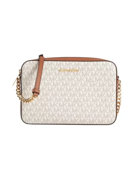 Torebka crossbody Michael Kors z logo biała