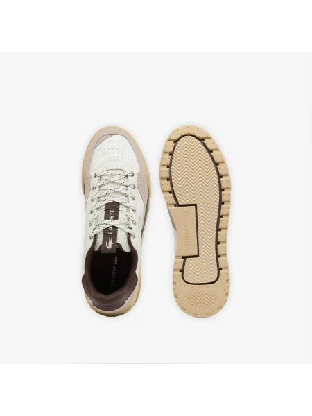 Lacoste Sneakersy Slam Break Ecru biały