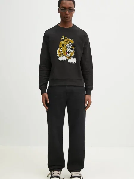 Кофта Kenzo x Verdy з аплікацією чорний