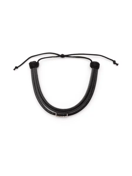 Bransoletka Saint Laurent czarna