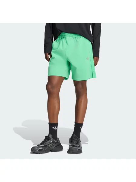 POLYESTEROVÉ ŠORTKY TECH TREFOIL ESSENTIALS zelené