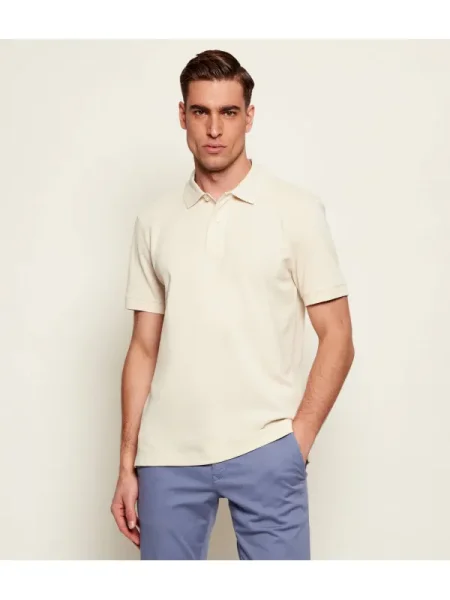 Tricou polo Boss Black negru