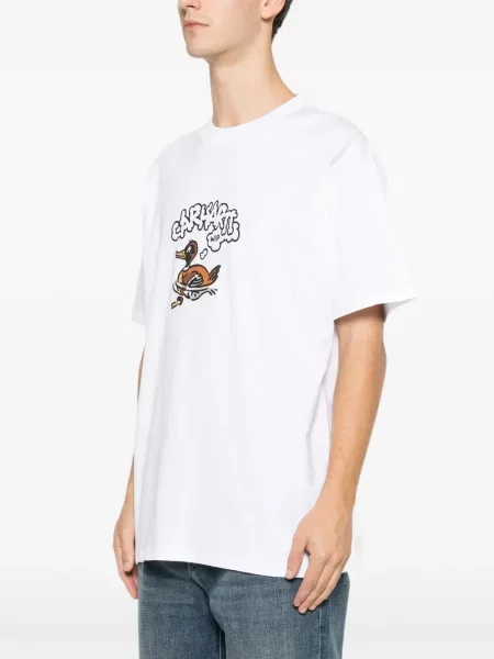 Scurt tricou Carhartt Wip alb