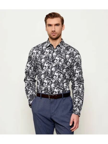 Joop! cămașă din bleumarin cu guler clasic regular