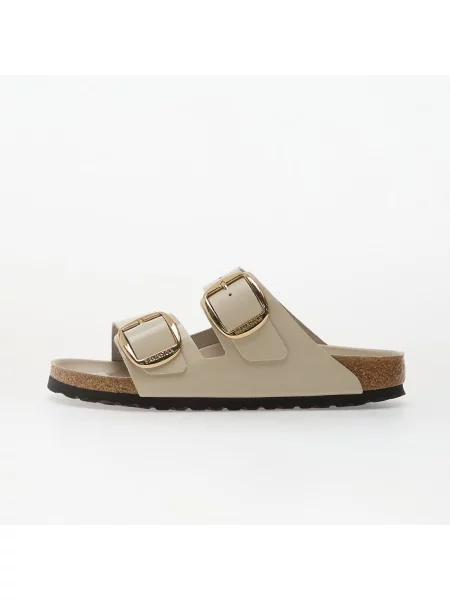 Sneakers Birkenstock Arizona Big Buckle Natural Leather Patent High-Shine Oyster EUR 38