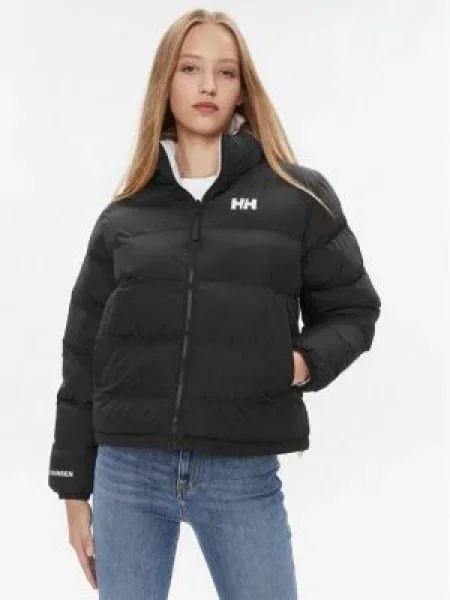 Helly Hansen geaca cu doua fete femei de iarna oversize negru