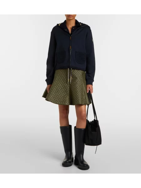 Hanorac cu glugă Moncler albastru
