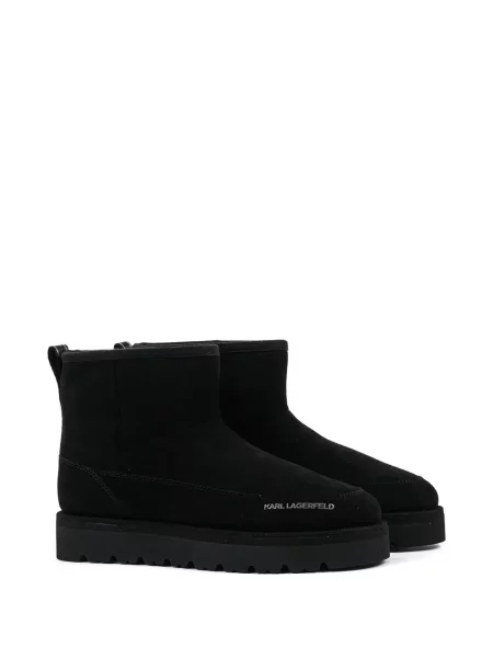 Botine Karl Lagerfeld cu imagine negru