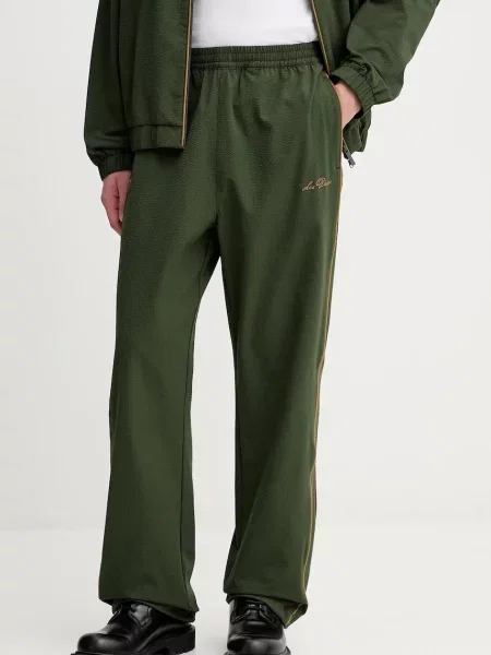 Спортивні штани Les Deux з аплікацією зелений