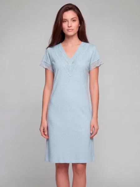 Нічна сорочка Roksana блакитний