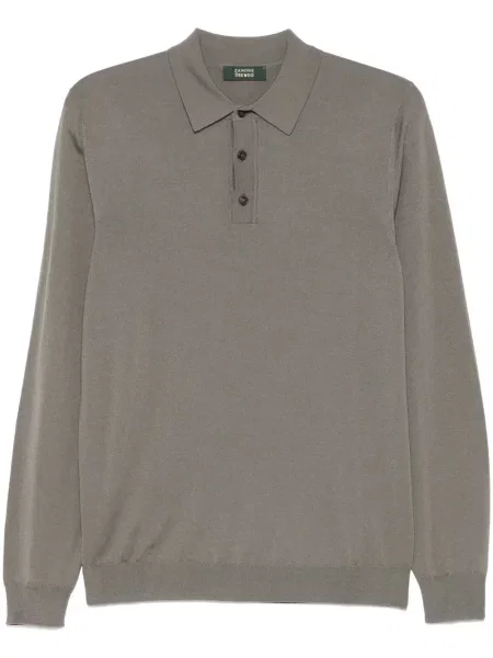 Polo Zanone tricotate verde