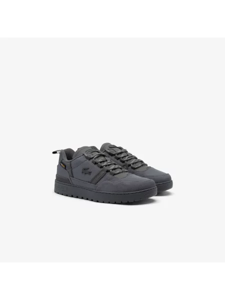 Lacoste Zimowe Sneakersy T-Clip szare
