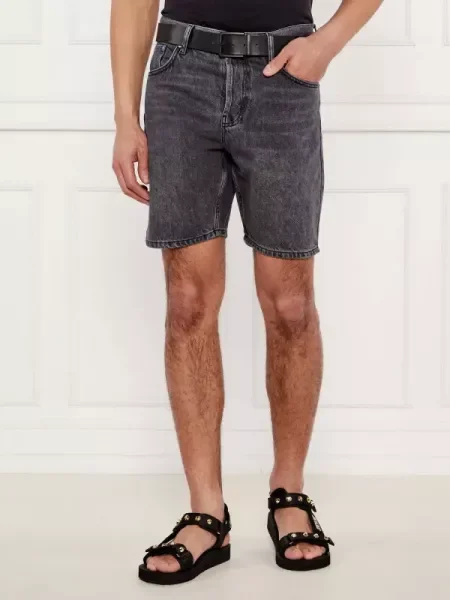 Karl Lagerfeld Jeans De blugi pantaloni scurți | Relaxed fit negru