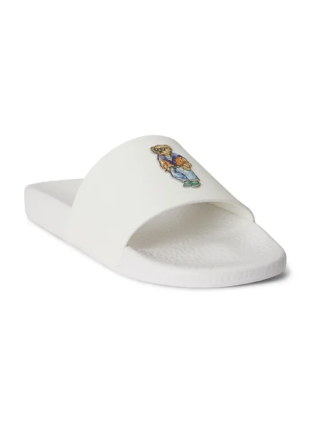 Polo Ralph Lauren Saboți alb