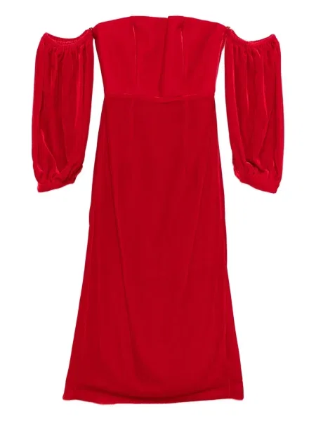 Rochie Forte_forte de costum roșu