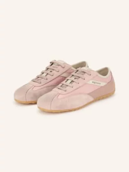 Mcqueen Sneakersy Boxe starorůžová režná růžová