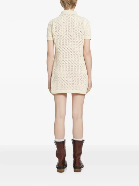 Rochie mini Miu Miu tricotate cu autograf