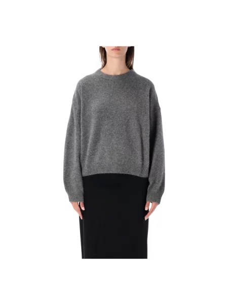 Sweter Loulou De Saison wełniany szary