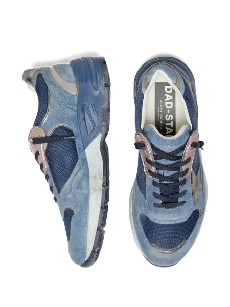 Szarvasbőr sneaker Golden Goose kék
