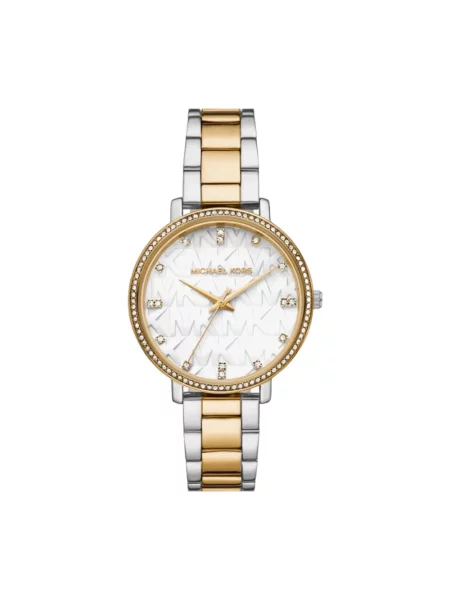 Zegarek Michael Kors z logo szary