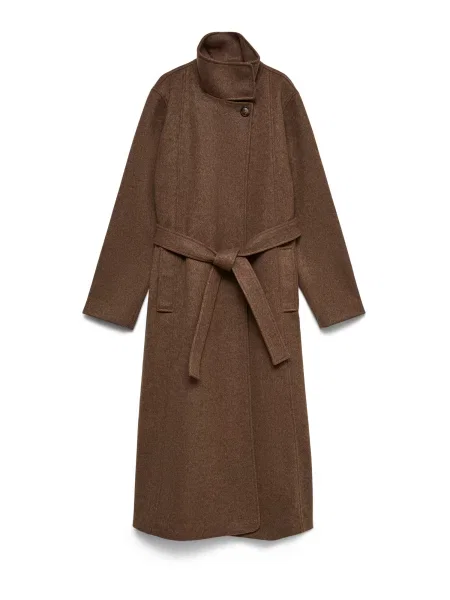 VERO MODA Palton de primăvară-toamnă VMJAYNE amestecat maro