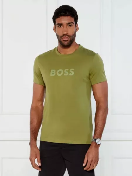 BOSS BLACK Póló RN fekete