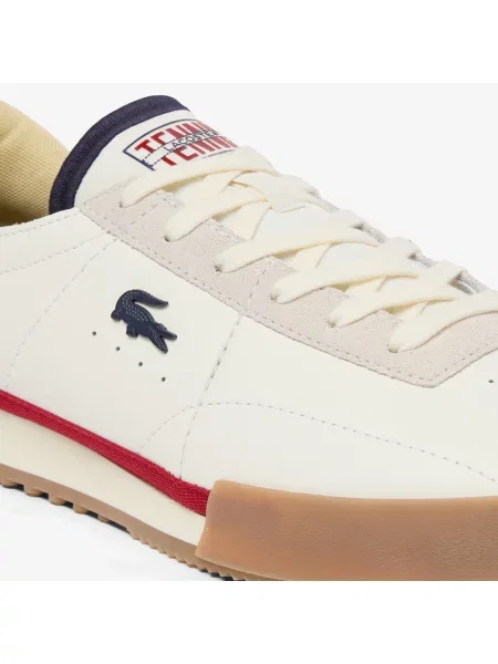 Lacoste Skórzane Sneakersy Aura biały