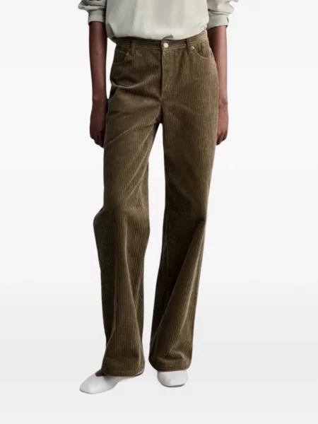 Pantaloni A.p.c. de catifea cord maro