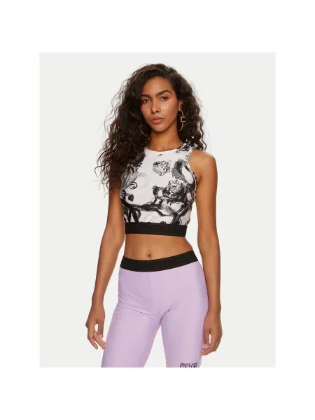 Versace Jeans Couture Топ Skinny Fit білий