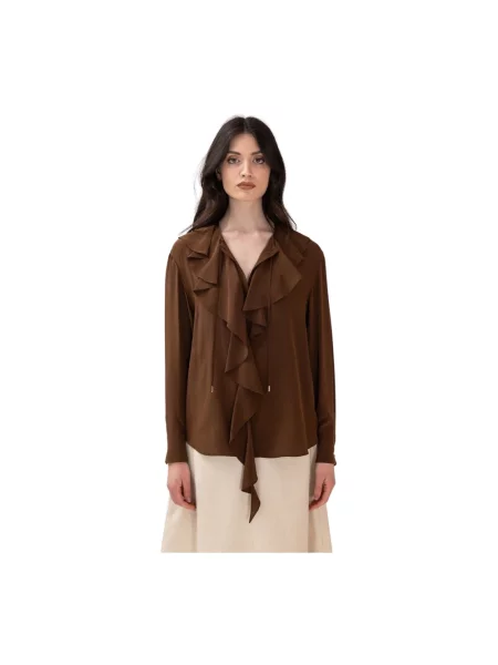 Bluzka Max Mara Studio brązowa