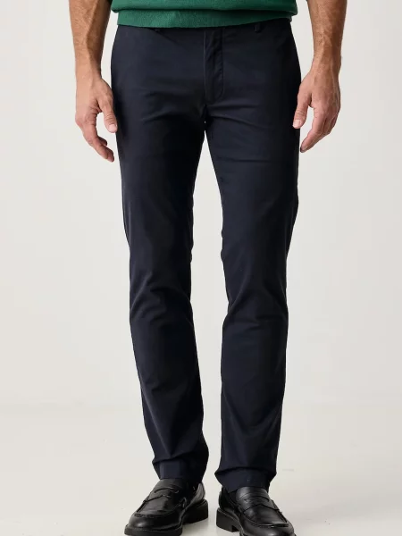Polo Ralph Lauren spodnie chinos z bawełną granatowe