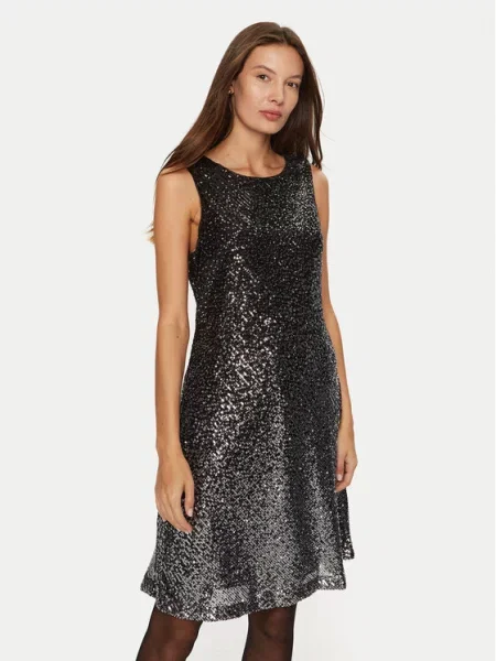 Cocktail obleka DKNY črna