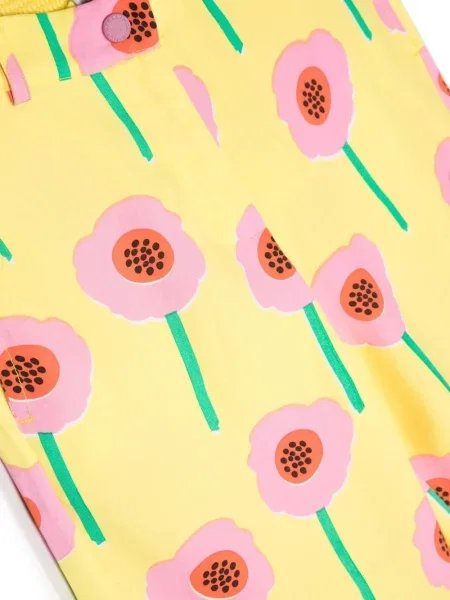 Dětské kalhoty Stella Mccartney žluté