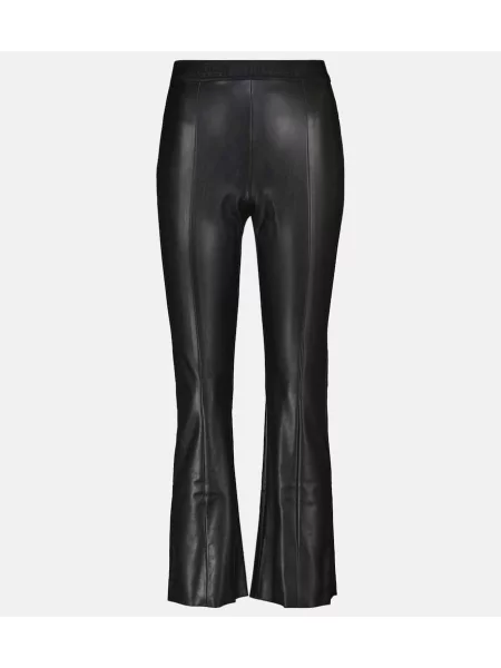 Pantaloni Wolford din piele negru