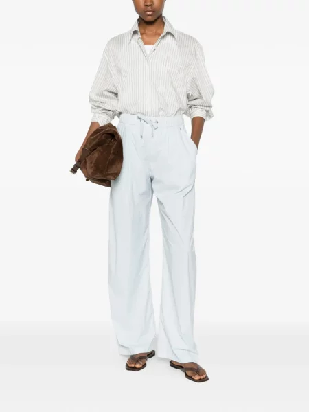 Pantaloni Herno alergare cu cordon albastru
