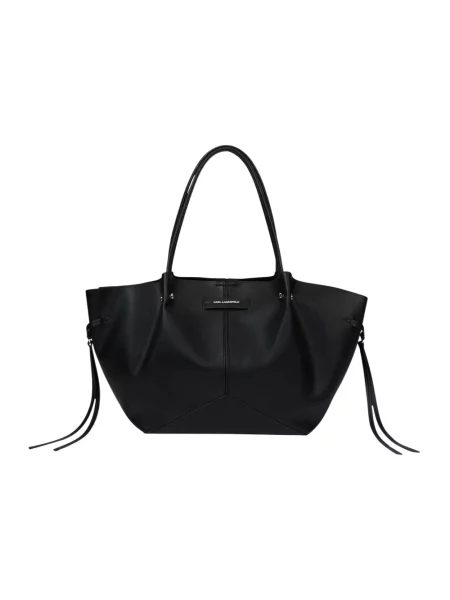 Karl Lagerfeld torebka tote z imitacji skóry czarna