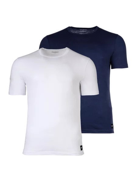 Emporio Armani Tričko modrá bílá