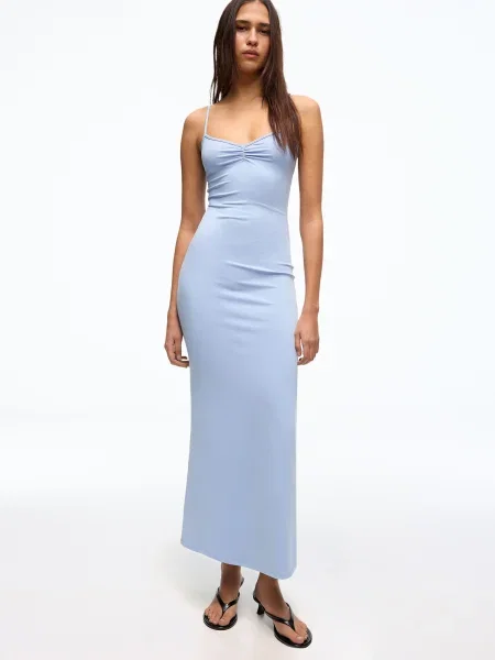 Bershka Rochie deschis albastru