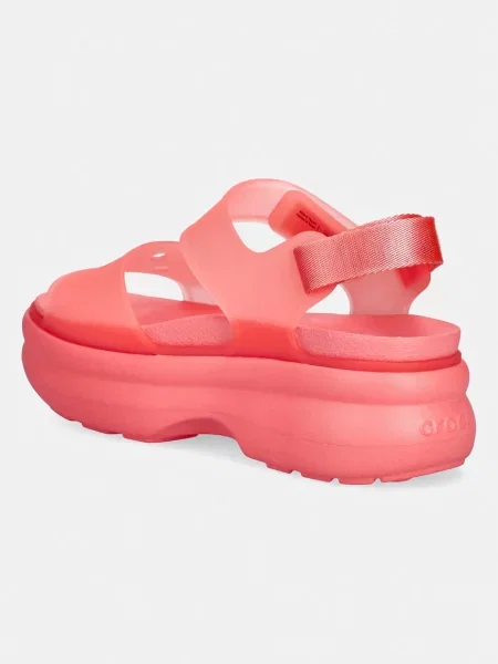 Босоножки Crocs на платформе с ремешками