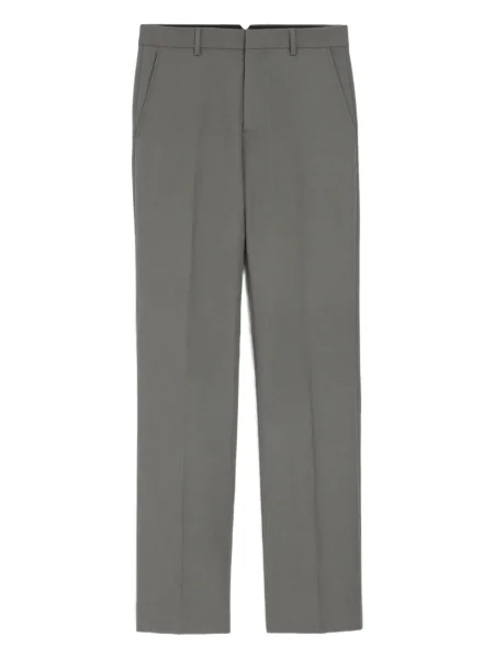 Pantaloni Ami Paris de lână gri